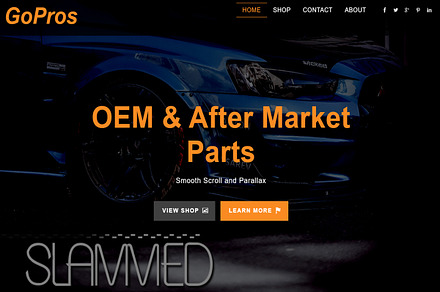 GoPros Automotive WordPress Theme