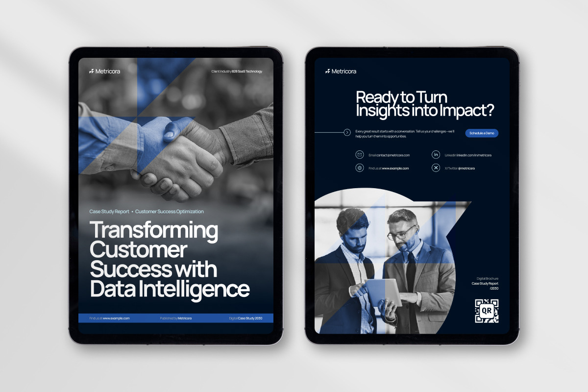 Digital SaaS Case Study Booklet, a Brochure Template by productype1 (Photo 3 of 6)