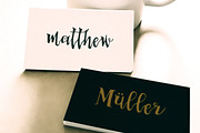 Corets Script, a Script Font by Sarten (Thumbnail 2 of 6)