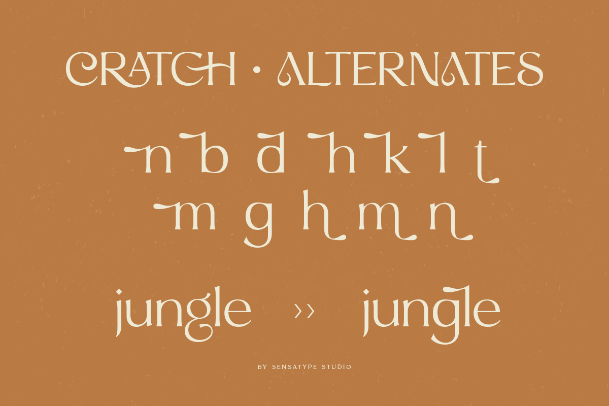 CRATCH - Heritage Vintage Typeface, a Serif Font by Sensatype (Photo 7 of 23)
