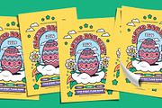 Retro Easter Egg Hunt Flyer Template, a Flyer Template by Tiptop Graphic (Thumbnail 4 of 5)