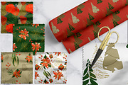 Modern Christmas Abstract Collection, a Texture Illustration by Cat In Colour (Thumbnail 9 of 10)