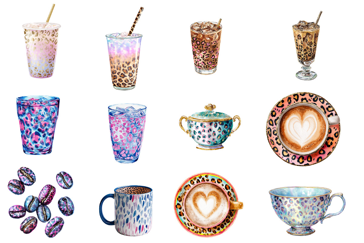 Vintage Coffee Time Clipart, an Illustration by Designworld (Photo 4 of 4)