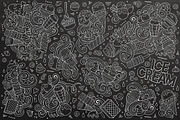 Ice Cream Doodles Designs Set, an Object Graphic by BALABOLKA (Thumbnail 4 of 4)