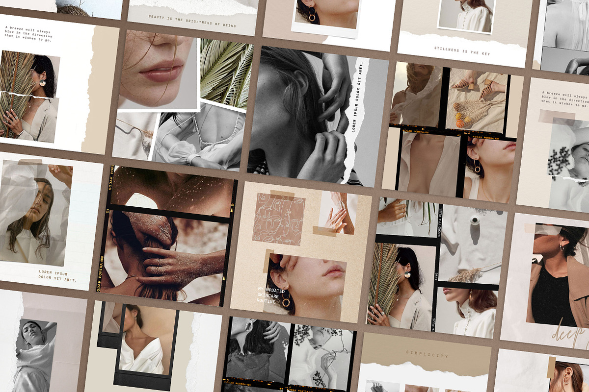 Paper and Film Social Kit, a Social Media Template by Sparrow & Snow (Photo 10 of 12)