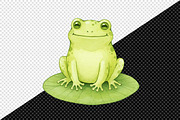 Frog Nursery Clipart Sublimation, an Illustration by Creative Art (Thumbnail 6 of 10)