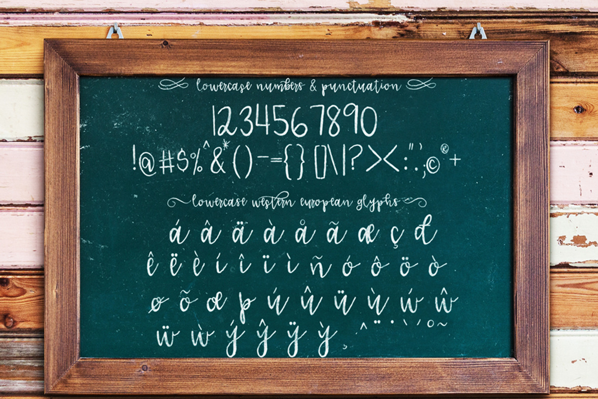 Lucille Hand Lettered Font Duo, a Handwritten Font by Groovy Fonts by Mindy (Photo 14 of 24)