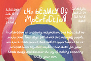 Artistic Handcrafted Font, a Handwritten Font by BilberryCreates (Thumbnail 3 of 12)