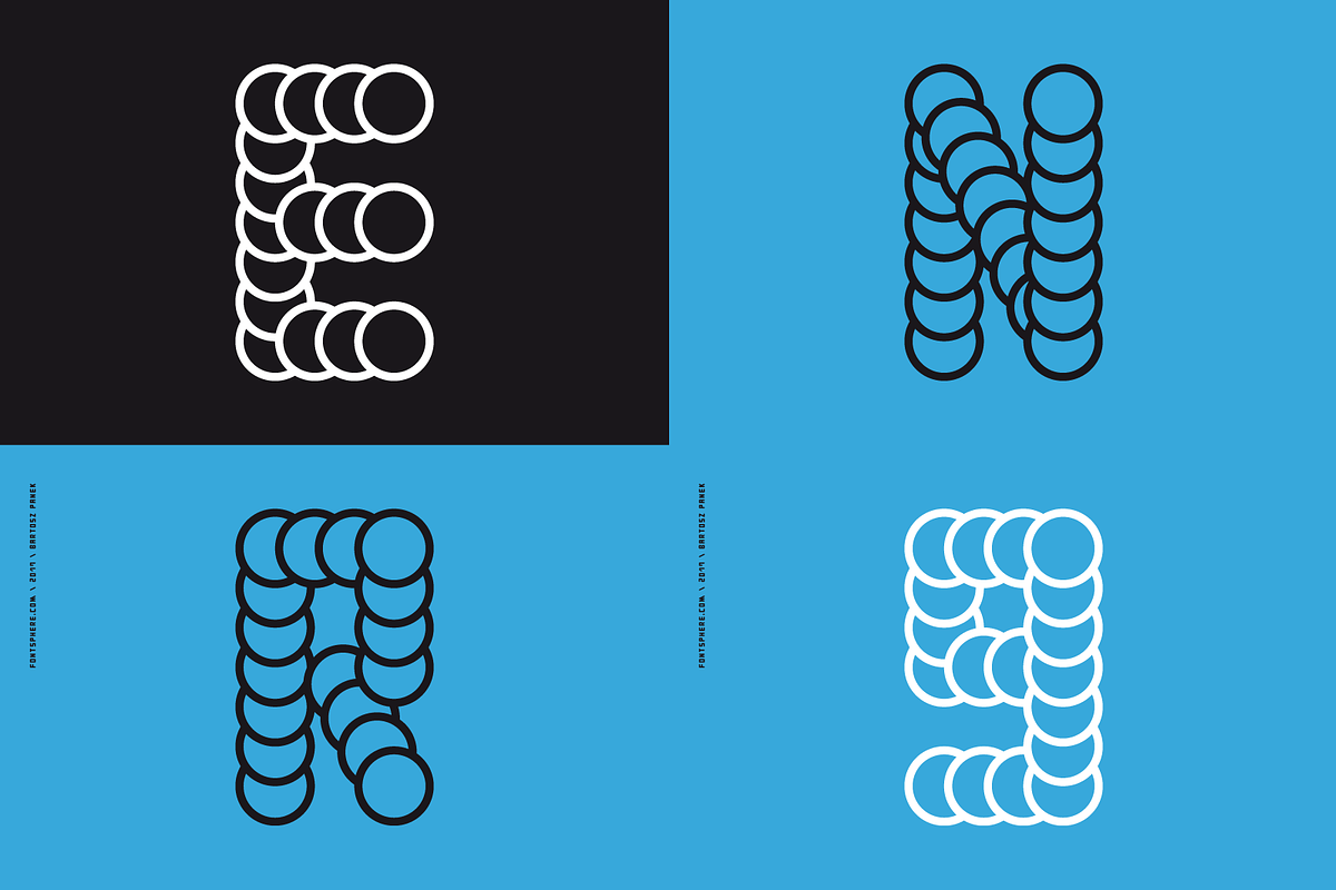 SUSHI Stroke Font - FREE preview 6