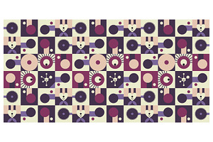 Abstract Geometric Composition, a Pattern Graphic by Creative Backgrounds