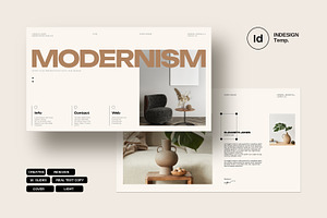 Modernism Presentation Template, a Presentation Template by Work_Stock