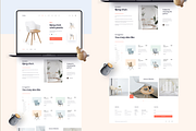 Furniture Website UI, an UI Kit Template by KreyaParekh (Thumbnail 2 of 4)