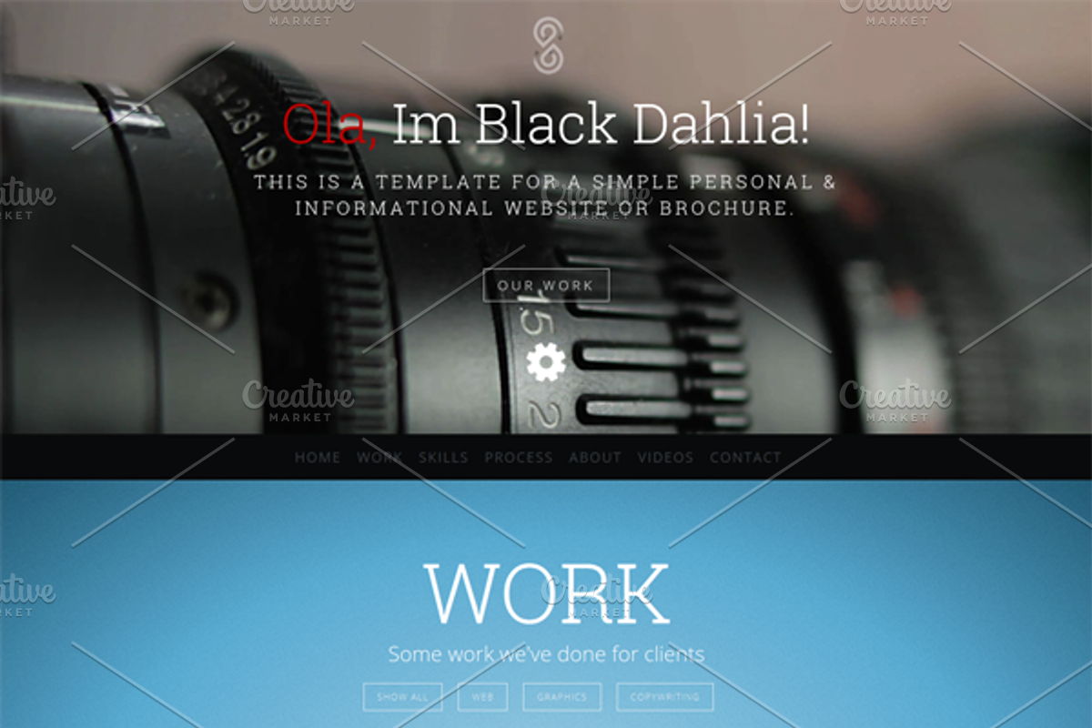 Black Dahlia, a Websites & App Template by Made in Cardiff (Photo 2 of 3)