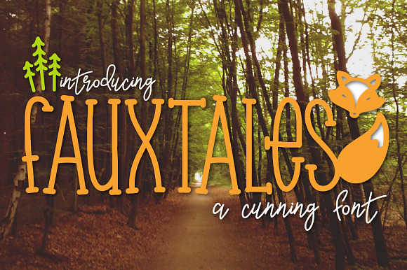 Fauxtales A Cunning Font preview 2