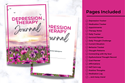 Depression Mental Health Journal, a Stationery Template by Jennifer Magri Templates (Thumbnail 5 of 8)