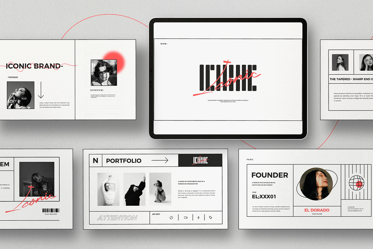 Iconic - Minimal Lookbook Keynote, a Presentation Template by Dirtytemp Studio (Photo 9 of 11)