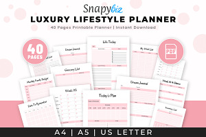 Luxury Lifestyle Planner