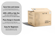 Carton Box Mockup Premium PSD Bundle, a Packaging Mockup by pixelmock (Thumbnail 4 of 18)