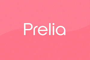 Prelia Logo Font