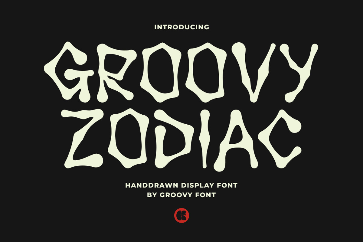 GF Zodiac - Display Font, a Font by GroovyFontCo (Photo 1 of 7)