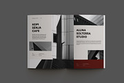 Red Minimal Architect Portfolio, a Brochure Template by Neermana (Thumbnail 6 of 10)