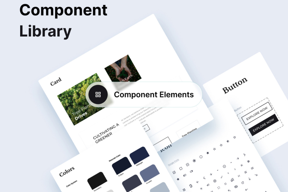 Environmental Conservation UI Kit, an UI Kit Template by hiddemaru (Photo 3 of 6)