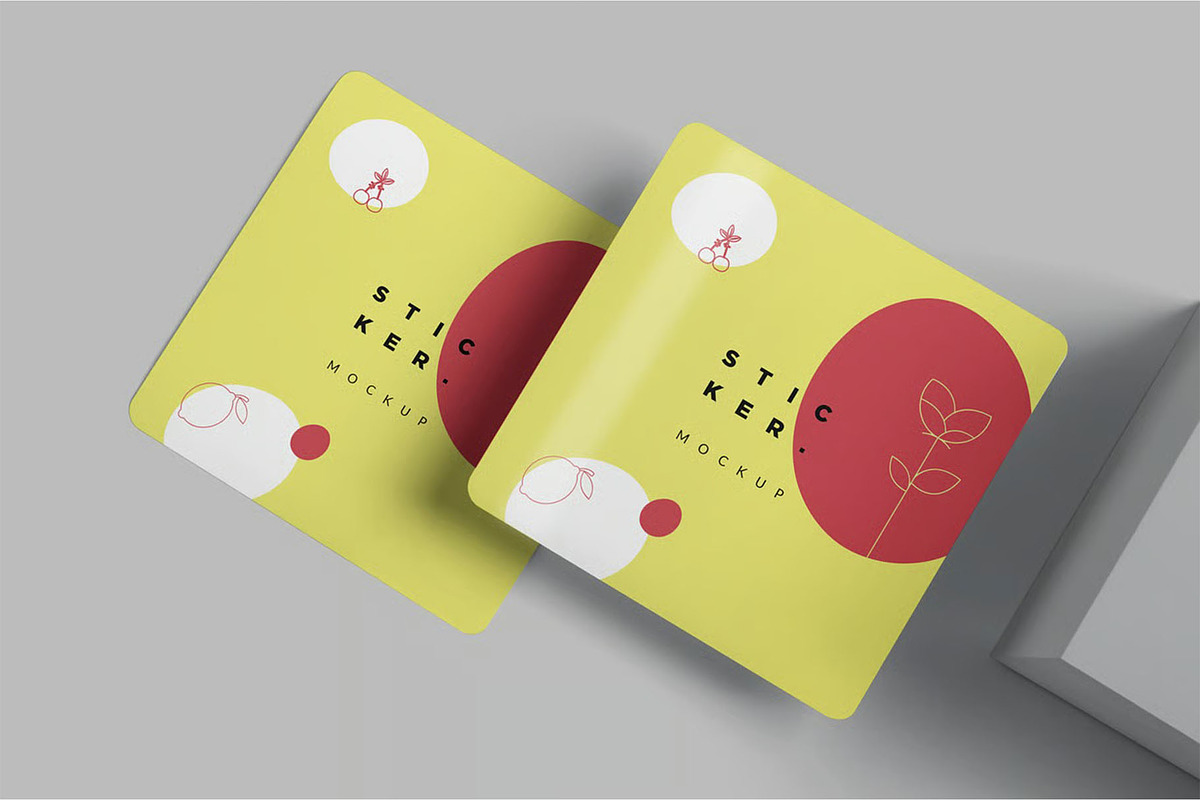 Sticker Mockup, a Packaging Mockup by megostudi0 (Photo 6 of 7)