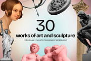 30 sculptures & art for collages, an Object Graphic by designerbianca (Thumbnail 1 of 6)