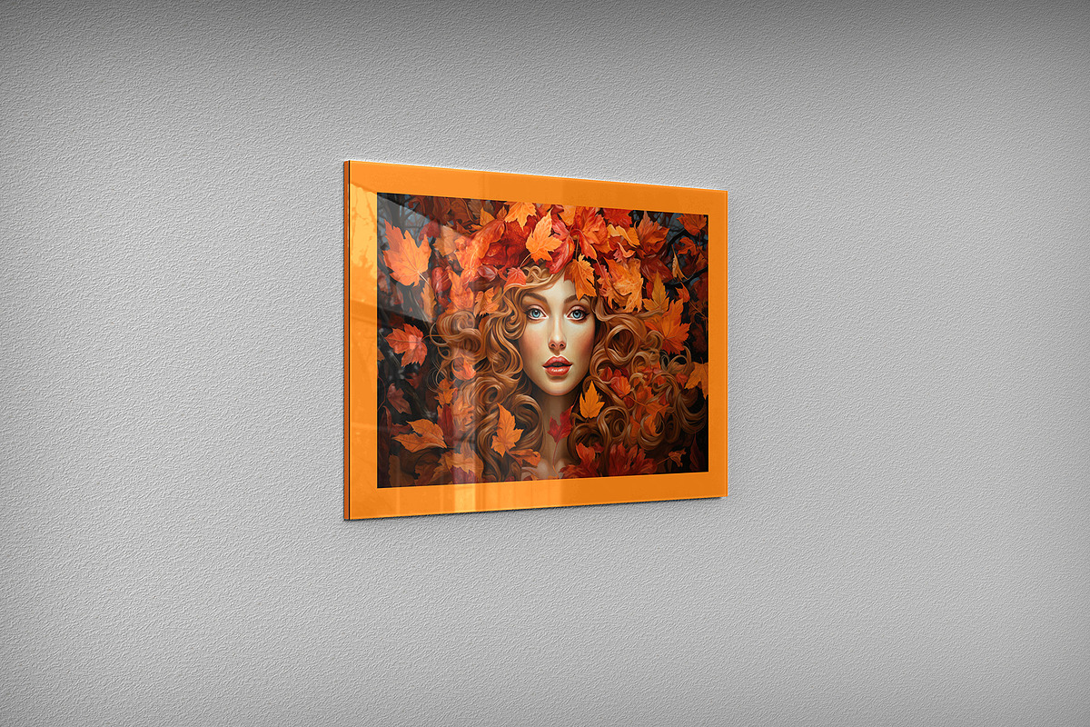 Glass Poster Canvas Mockup - 6 views, an Advertising Mockup by Illusiongraphic (Photo 3 of 18)