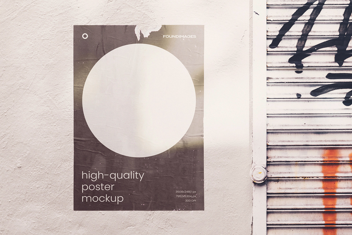 Urban Poster Mockup Template Bundle, an Advertising Mockup by FoundImages (Photo 8 of 52)