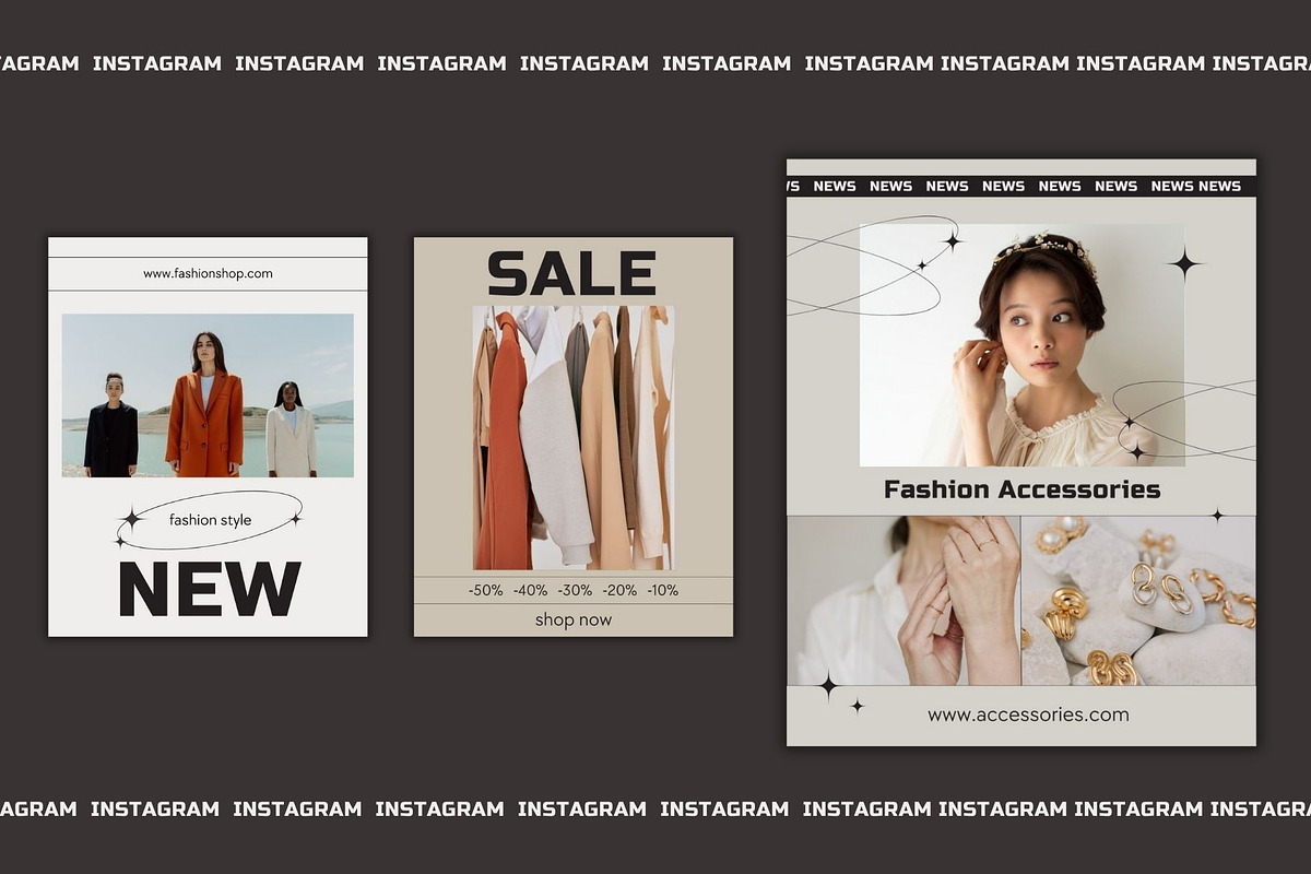 Fashion - Social media pack | Canva, a Social Media Template by Tati_Kli (Photo 8 of 9)