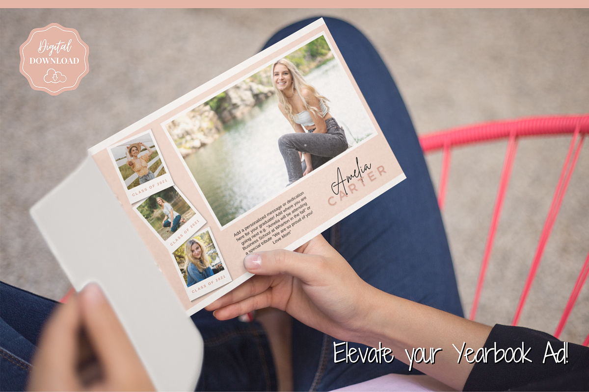 Yearbook Ad Template - Graduate, a Magazine Template by Templatables (Photo 7 of 7)