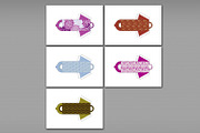 5 Ornamental Gift Sachets - PDF Prin, a Print Template by Kseniya-Omega (Thumbnail 6 of 6)