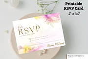 MINIMAL Golden WEDDING INVITATION SE, an Invitation Template by MagicLove Creations (Thumbnail 3 of 7)