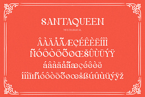 Santa Queen - Trendy Serif Font