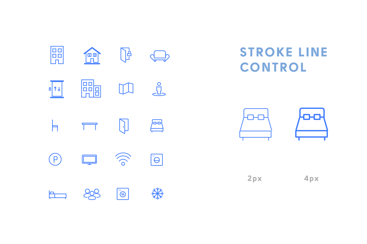20 Real Estate icons, home, bed, an Icon by Samoylov (Photo 2 of 2)