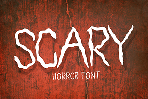 Scary Is A Cool Halloween Font