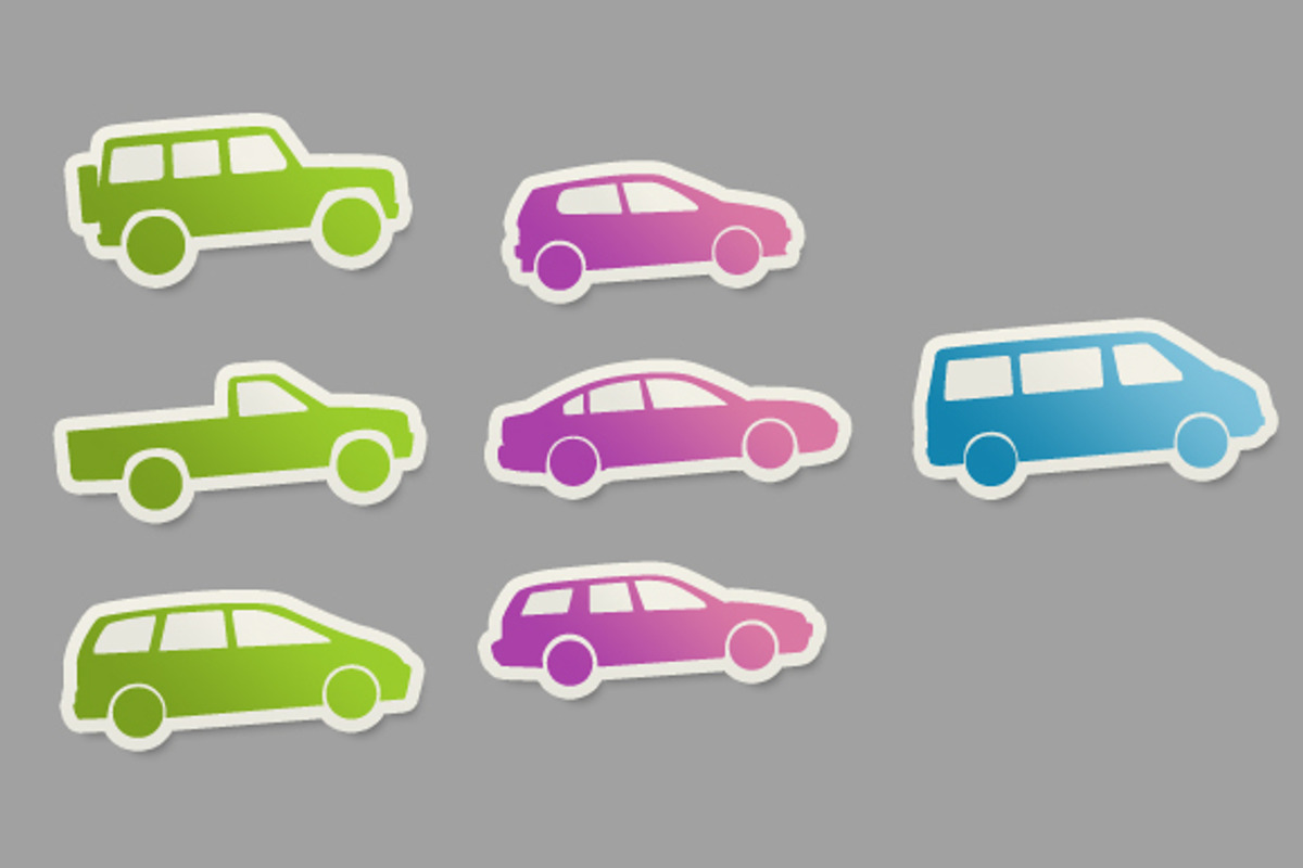 14 Automobile Autobodys Car Sticker preview 2