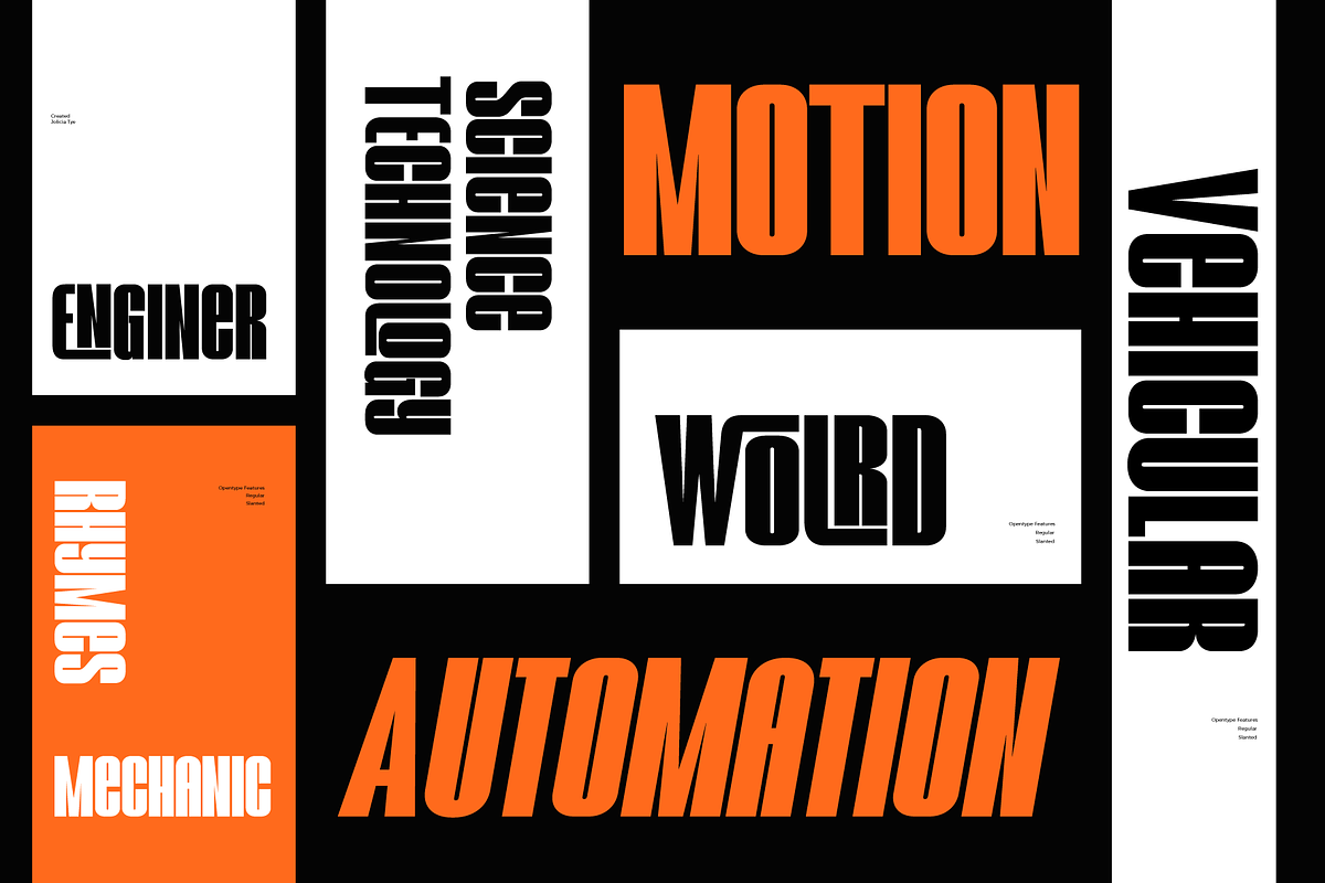 SLICKY BOHEM | LIGATURE SPORT FONT, a Sans Serif Font by Jolicia Type (Photo 2 of 11)