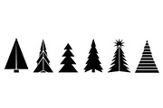 Woodland & Forest Tree Silhouettes B, an Illustration by jahid234 (Thumbnail 24 of 41)