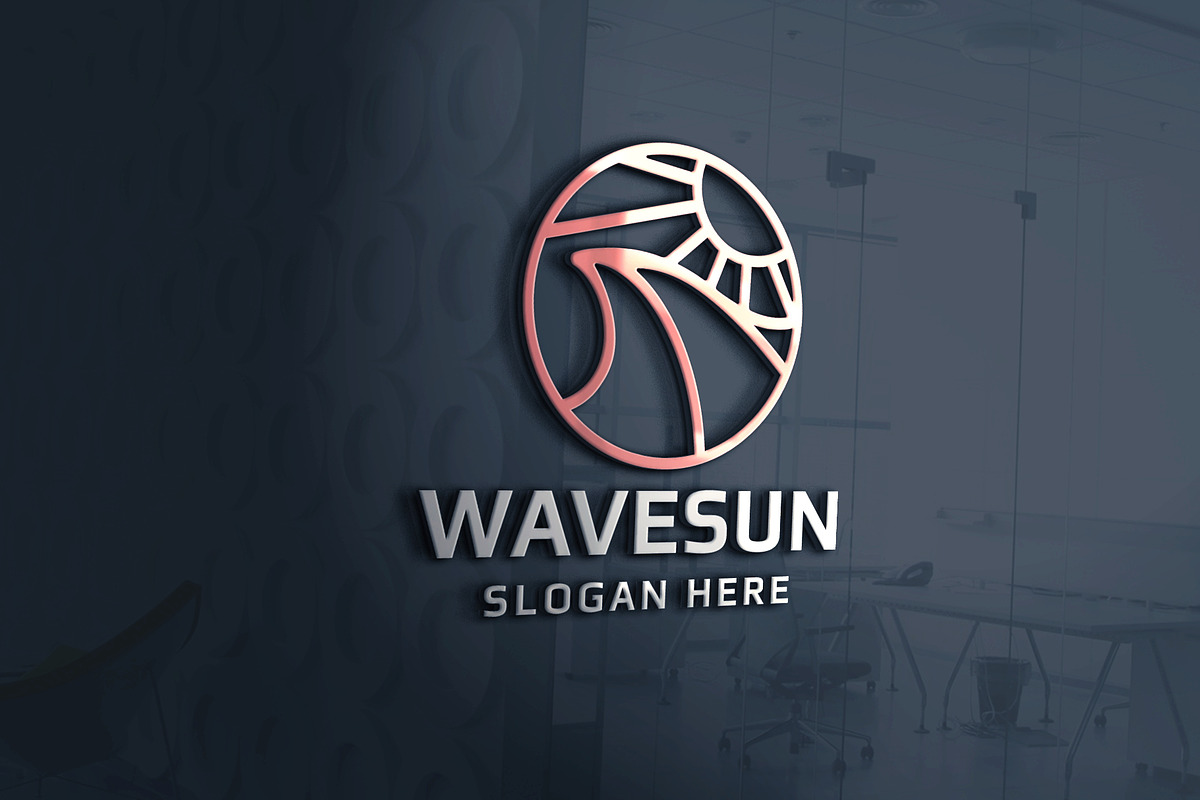 Wave Sun Travel Logo, a Branding & Logo Template by Design_Planet (Photo 1 of 3)