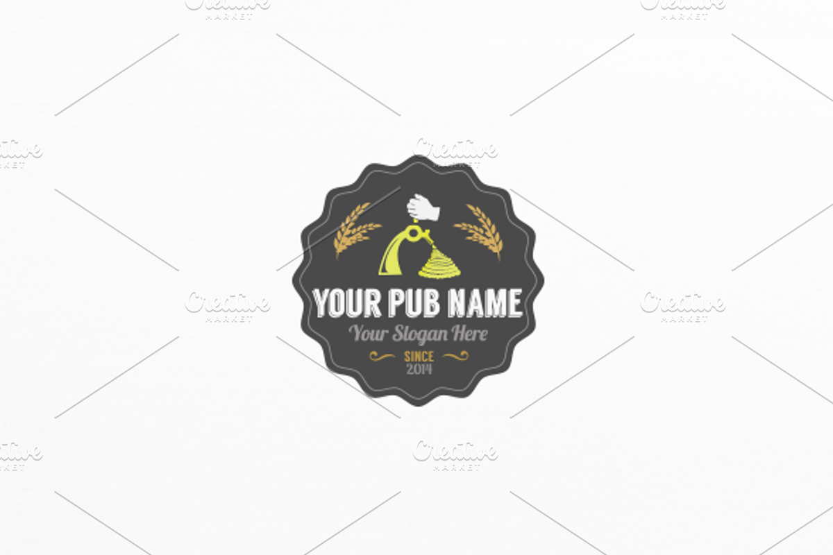 Draft Beer Label Logo, a Branding & Logo Template by LogoBuy (Photo 1 of 4)