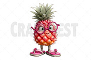 Summer Pineapple Clipart, an Illustration by Craft Nest (Thumbnail 10 of 12)