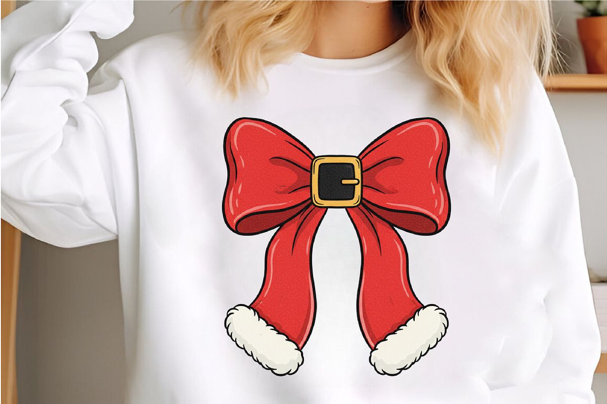 Christmas Coquette Bow Png, Christma, an Illustration by Libby Wishes (Photo 2 of 6)