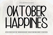 Oktober Happines, a Serif Font by InermediaSTUDIO (Thumbnail 1 of 7)