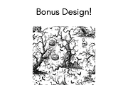 Halloween Chinoiserie Pattern, a Pattern Graphic by Paper & Pattern Studio (Thumbnail 3 of 9)
