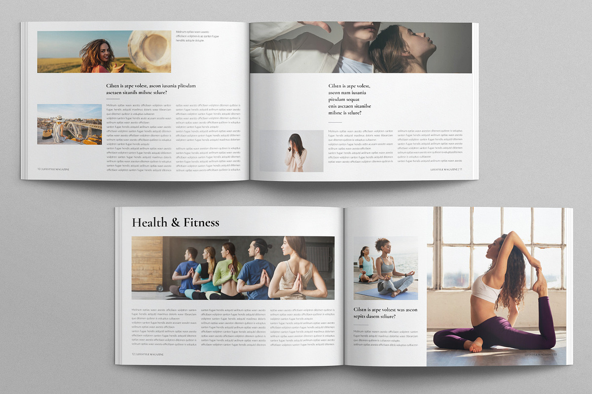 Lifestyle Magazine Landscape, a Magazine Template by E-Type (Photo 5 of 8)