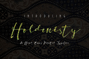 Holdenisty Typeface