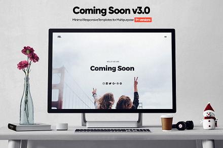 Coming Soon Minimal Template