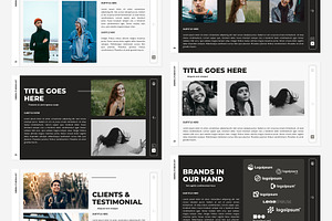 Media Kit Google Slides Template